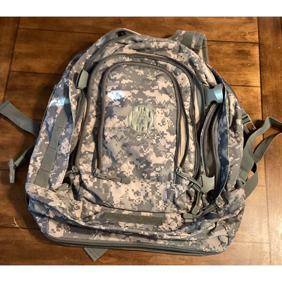Code Alpha Militia Expandable Backpack Military Style Camouflage Hiking Camping - Picture 3 of 11